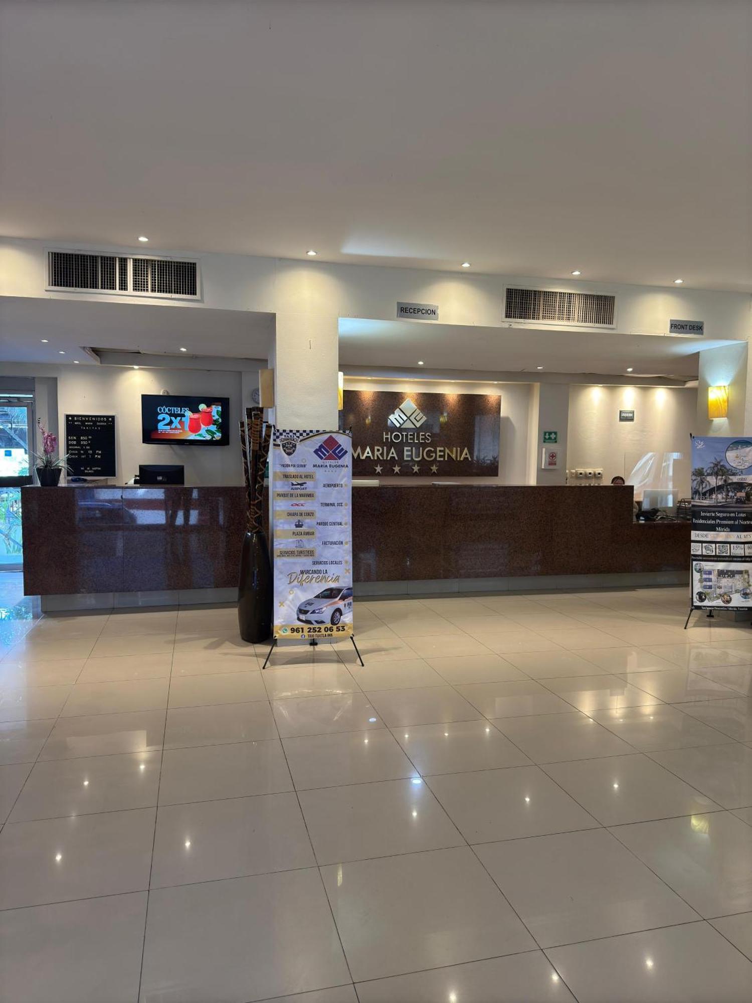 Hotel Maria Eugenia ทักซ์ทลา กูทิเอเรซ ภายนอก รูปภาพ